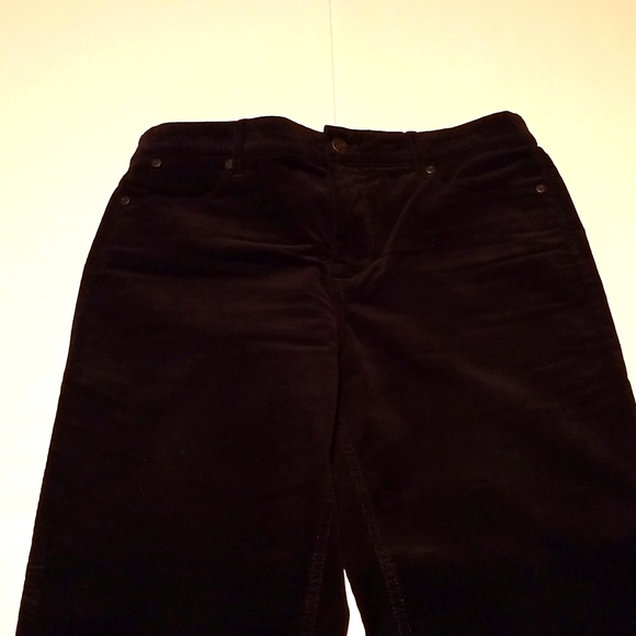NWOT Talbots Stretch Corduroy Straight Leg Pant Size 10L - Picture 3 of 6